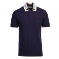 Mens Blue Tuileries Collar Regular Fit S/s Polo Shirt 85015 by Versace Jeans Couture from Hurleys