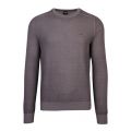 Casual Mens Medium Grey Akustor Crew Neck Knitted Top 45081 by BOSS from Hurleys