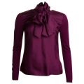 Womens Maroon Babri Neck Tie Blouse 14078 by Ted Baker from Hurleys