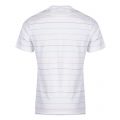 Mens White Disc Stripe S/s T Shirt 34047 by Barbour International from Hurleys