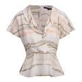 Womens Dusty Pink Multi Hope Drape Wrap Top 92487 by French Connection from Hurleys