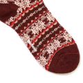 Lifestyle Womens Bordeaux Beckley Fairisle Wool Socks 27169 by Barbour from Hurleys