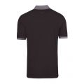 Mens Grey Woven Collar S/s Polo Shirt 87238 by Emporio Armani from Hurleys