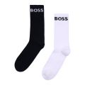 Mens Dark Blue/White 2 Pack Sports Socks 105972 by BOSS from Hurleys