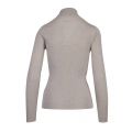 Casual Womens Silver Weylan Lurex Roll Neck Knitted Sweater 51539 by BOSS from Hurleys