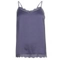 Womens Blue Vicava Lace Cami Top 23362 by Vila from Hurleys