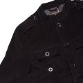 Mens Black Couduroy Button Up Jacket 26225 by Pretty Green from Hurleys