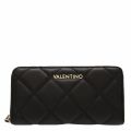 Womens Black Ocarina Quilted Large Zip Around Purse 75496 by Valentino from Hurleys