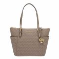 Womens Truffle Signature Jet Set East West Top Zip Tote Bag 75006 by Michael Kors from Hurleys