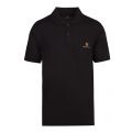 Mens Black Branded S/s Polo Shirt 53621 by Belstaff from Hurleys