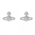 Womens Silver Grace Bas Relief Studs 99663 by Vivienne Westwood from Hurleys