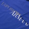 Mens Royal Blue Graphic Logo Slim Fit S/s T Shirt 30852 by Emporio Armani Bodywear from Hurleys