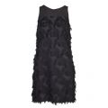 Womens Black Feather Shift Dress 31134 by Michael Kors from Hurleys