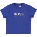 Boys Blue Branded Logo S/s T Shirt 19709 by BOSS from Hurleys