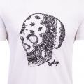 Mens White Illustrated Skull S/s T Shirt 102876 by Replay from Hurleys
