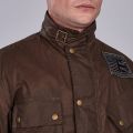 Mens Dark Sand Joshua Waxed Jacket 75451 by Barbour Steve McQueen Collection from Hurleys