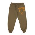 Boys Dark Olive Embroidered Toy Sweat Pants 47373 by Moschino from Hurleys