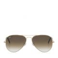 Gold/Crystal Gradient RB3025 Aviator Large Sunglasses