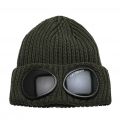 Boys Stone Grey Goggle Beanie Hat 95333 by C.P. Company Undersixteen from Hurleys