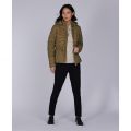Womens Army Green Drifting Hooded Quilted Jacket 81950 by Barbour International from Hurleys
