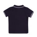 Toddler Navy Tipped Badge S/s Polo Shirt 90295 by BOSS from Hurleys