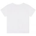 Girls White Candy World S/s T Shirt 104446 by Billieblush from Hurleys