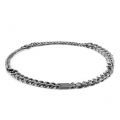 Mens Silver E-Functional Necklace