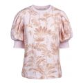 Womens Light Pink Wahida Puff Sleeve Sweat Top 89593 by Ted Baker from Hurleys