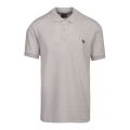 Mens Ecru Classic Zebra Regular Fit S/s Polo Shirt 89022 by PS Paul Smith from Hurleys