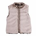 Girls Soft Gold Metallic Reversible Gilet 74857 by Mayoral from Hurleys