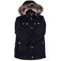 Girls Navy Carribena Waxed Jacket 65724 by Barbour from Hurleys
