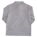 Boys Grey Classic L/s Polo Shirt