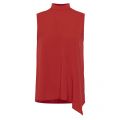 Womens Red Orange Abena Light Sleeveless Top 53943 by French Connection from Hurleys