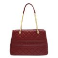 Womens Bordeaux Ada Quilted Tote Bag