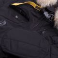Mens Black Gobi Down Hooded Jacket 32150 by Parajumpers from Hurleys