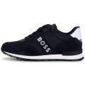 Kids Navy Side Logo Trainer 110929 by BOSS from Hurleys