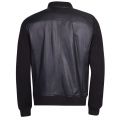 Casual Mens Dark Blue Jayger Leather Jacket 22010 by BOSS from Hurleys