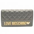 Womens Grey Quilted Heart Cross Body Bag 17947 by Love Moschino from Hurleys