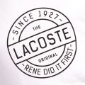 Mens White S/s T Shirt 14724 by Lacoste from Hurleys