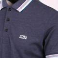 Athleisure Mens Dark Blue Paddy Regular Fit S/s Polo Shirt 107232 by BOSS from Hurleys