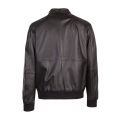 Mens Black Lutwin Leather Jacket 51669 by HUGO from Hurleys