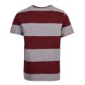 Mens Dark Red Original Rugby Stripe S/s T Shirt 76747 by Levi's from Hurleys