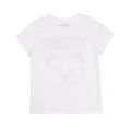 Boys Optical White Embroidered Toy S/s T Shirt 47363 by Moschino from Hurleys