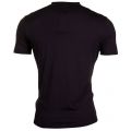 Mens Black Regular Fit S/s Tee Shirt 69691 by Armani Jeans from Hurleys