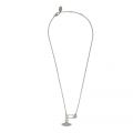 Womens Silver/White Lucrece Pendant Necklace 102809 by Vivienne Westwood from Hurleys