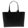 Womens Black Embossed Shopper Bag 29103 by Emporio Armani from Hurleys