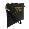 Womens Black Logo Lock Pouch Clutch 85913 by Versace Jeans Couture from Hurleys