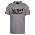 Mens Anthracite Essential Large Logo S/s T Shirt 38832 by Barbour International from Hurleys