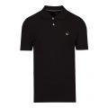 Mens Black Metal Peace Slim Fit S/s Polo Shirt 43160 by Love Moschino from Hurleys