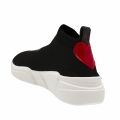 Womens Black Logo Knit Trainers 80754 by Love Moschino from Hurleys
